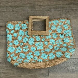 Twig & Arrow Woven Large Beach bag.